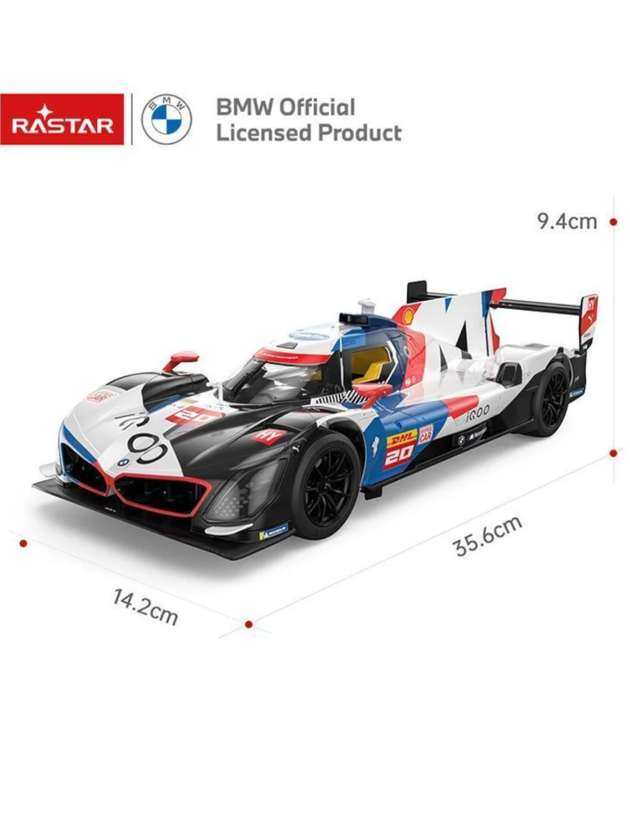 Rastar BMW M Hybrid V8 Remote Control Car 1:14 Scale - Image 5