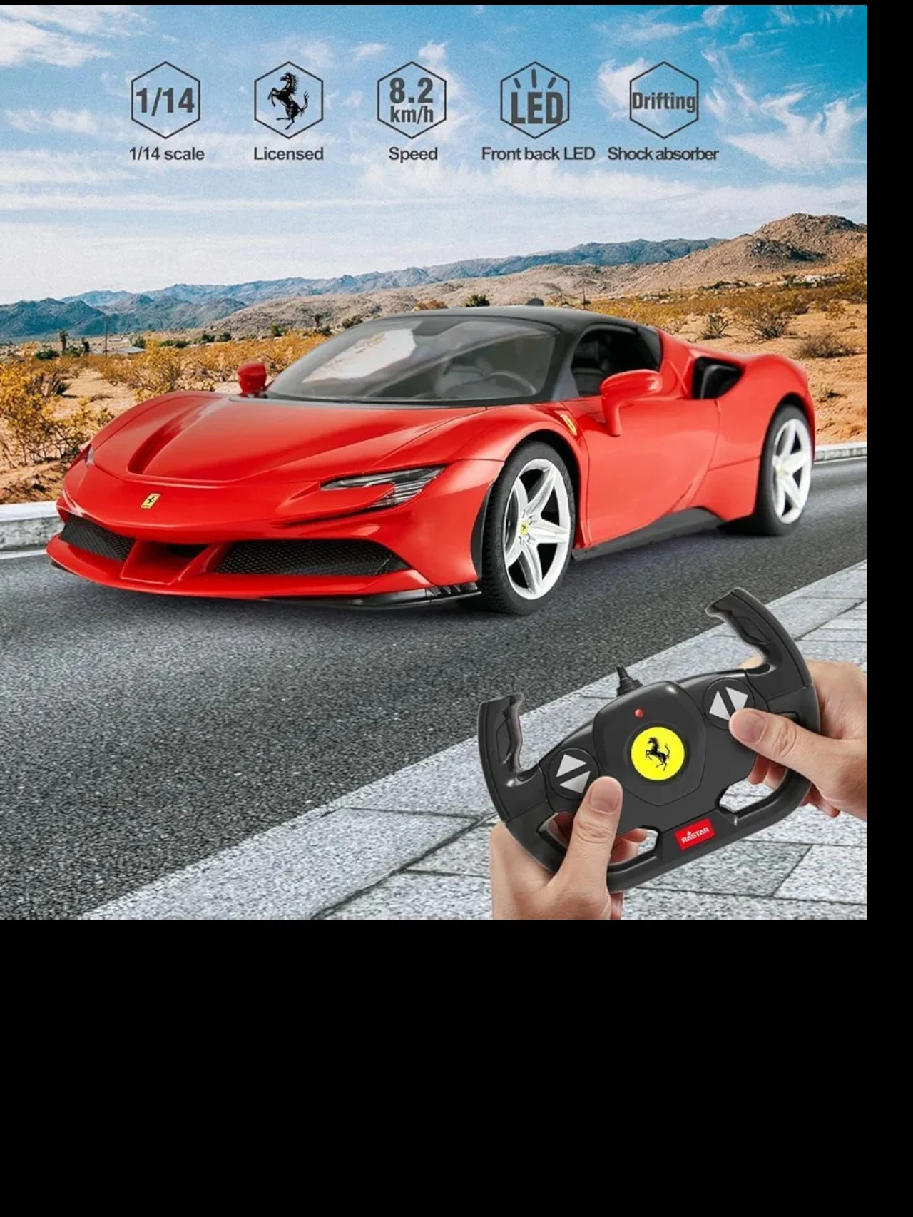 Rastar Ferrari SF90 Stradale Remote Control 1:14 Scale - Image 8
