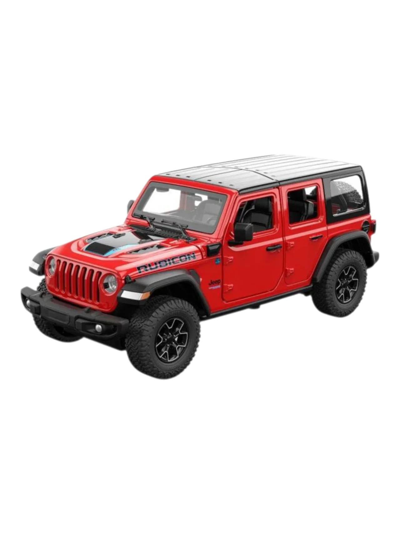 Rastar Jeep Wrangler Rubicon 4xe 1:24 Scale Diecast - Image 4