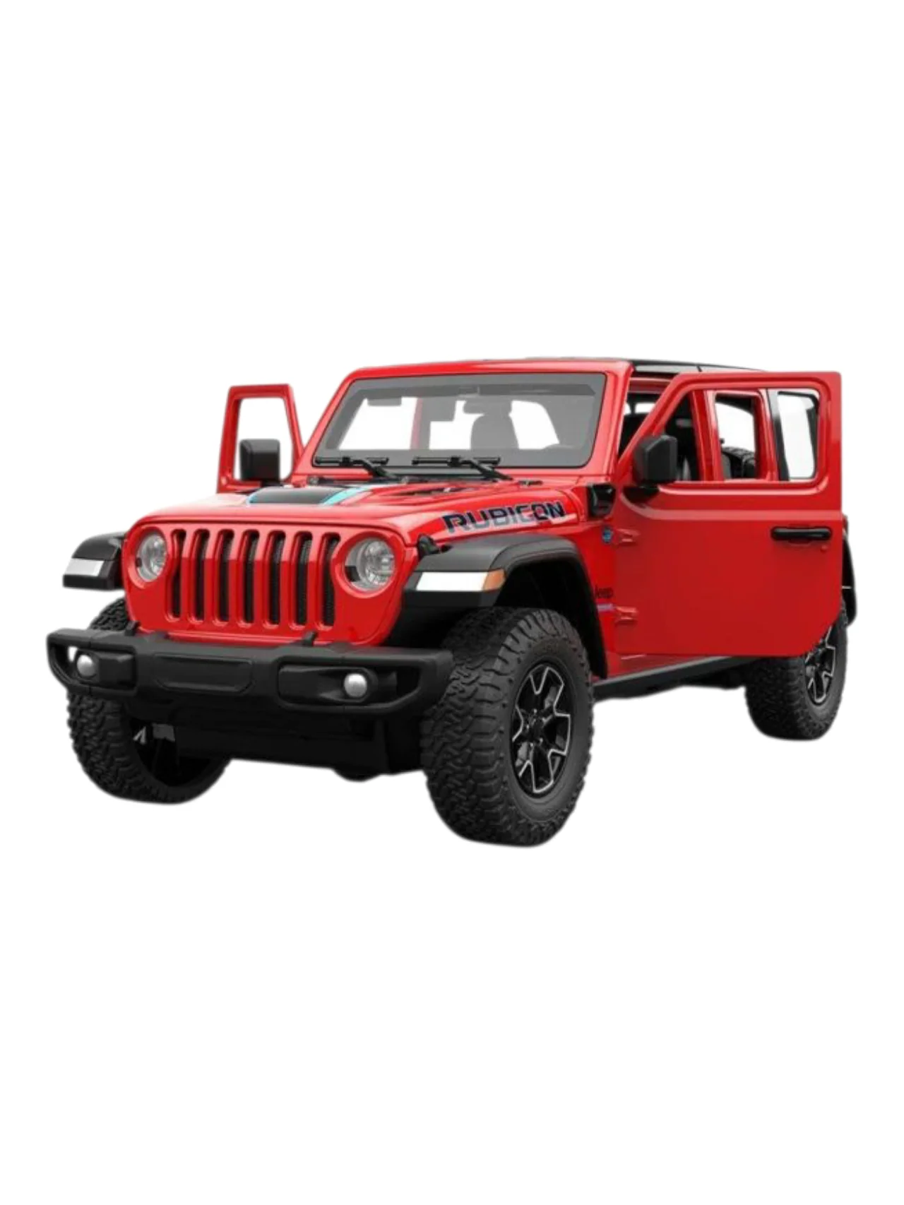 Rastar Jeep Wrangler Rubicon 4xe 1:24 Scale Diecast - Image 5