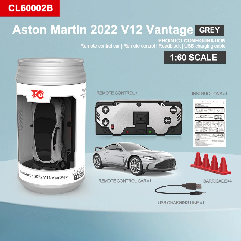 Mini rc Aston Martin 2022 V12 Vantage CL60002B rc remote control