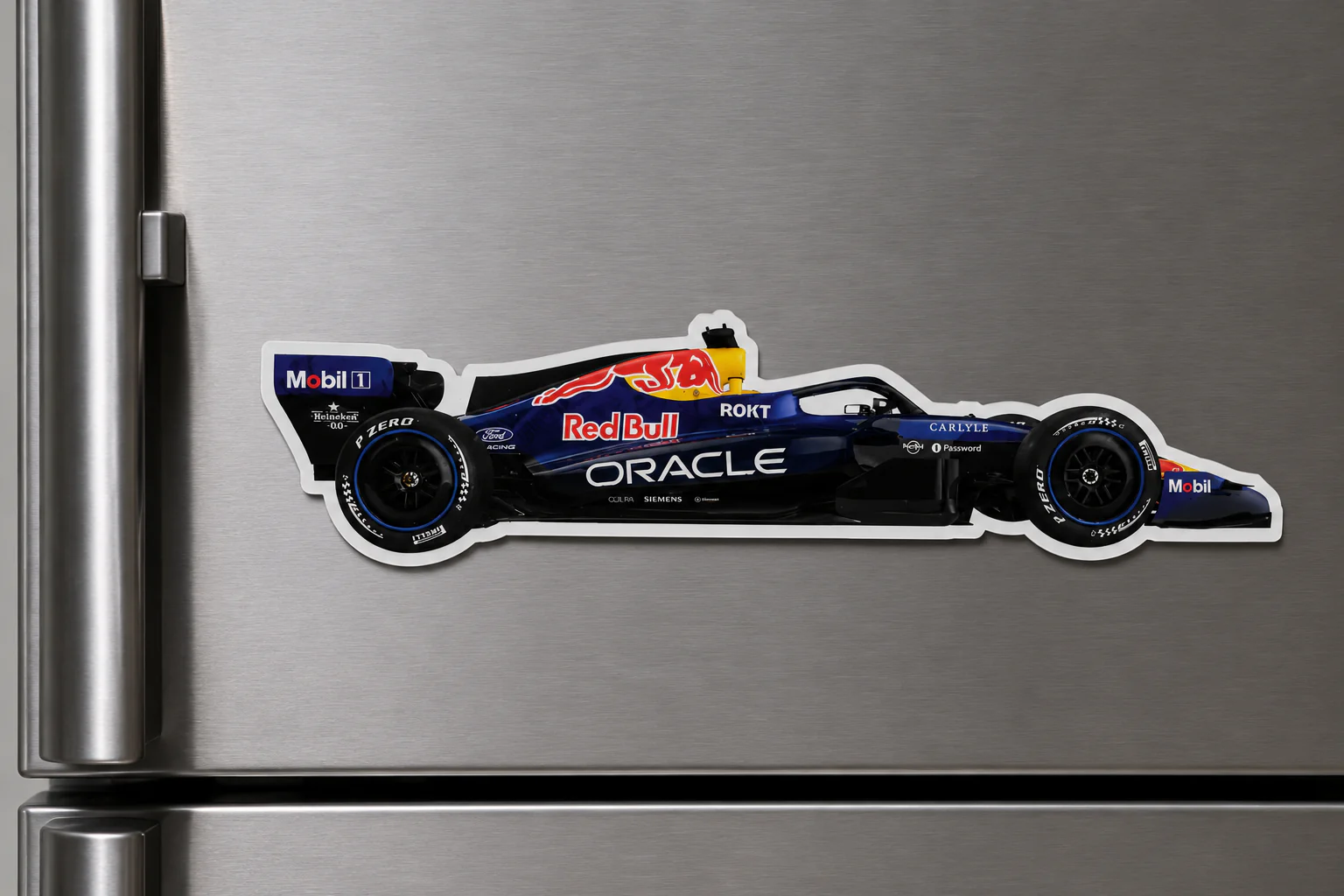 Red Bull Oracle Racing RB Formula 1 Car Magnet | Premium Decorative Fridge Magnet - Image 2