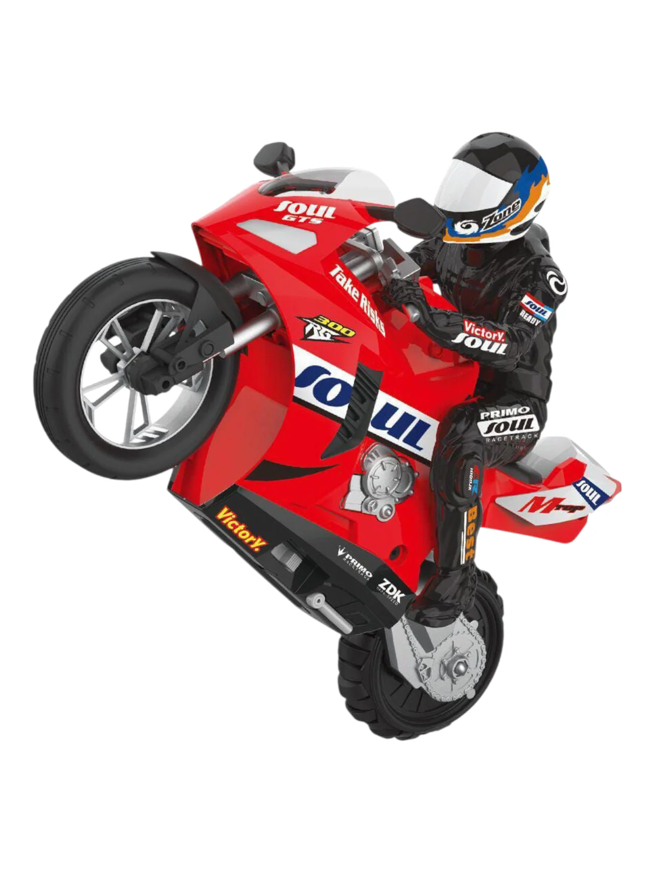 Remote Control (RC) Six-Axis Gyroscope Stunt Drift Motorcycle 1:6 Scale - Image 5