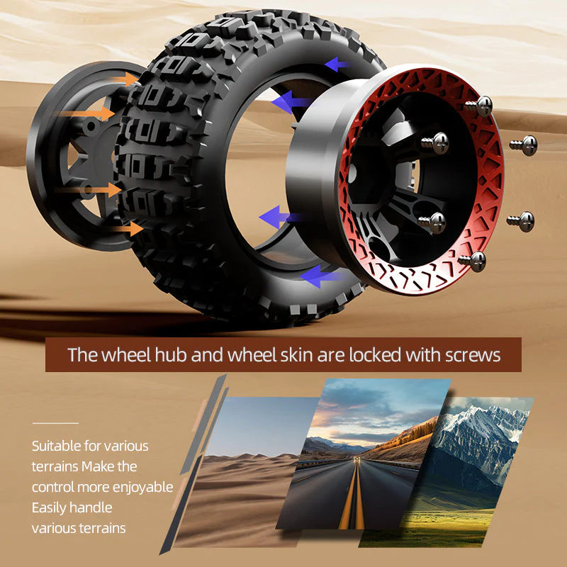 SCY Remote Control (RC) Rally Monster Truck 1:18 Scale - Image 3