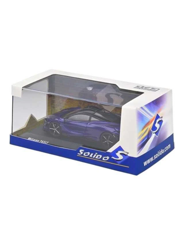Solido 1:43 2002 McLaren 765 Lt in latana purple Diecast scale model car - Image 10