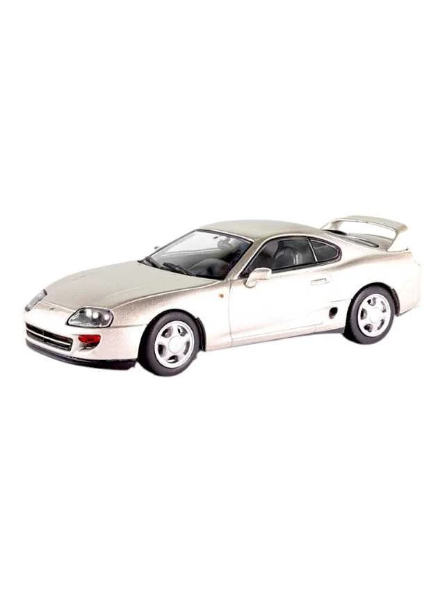 Solido 1:43 Toyota supra Mkiv silver 2002 Diecast scale model car - Image 5