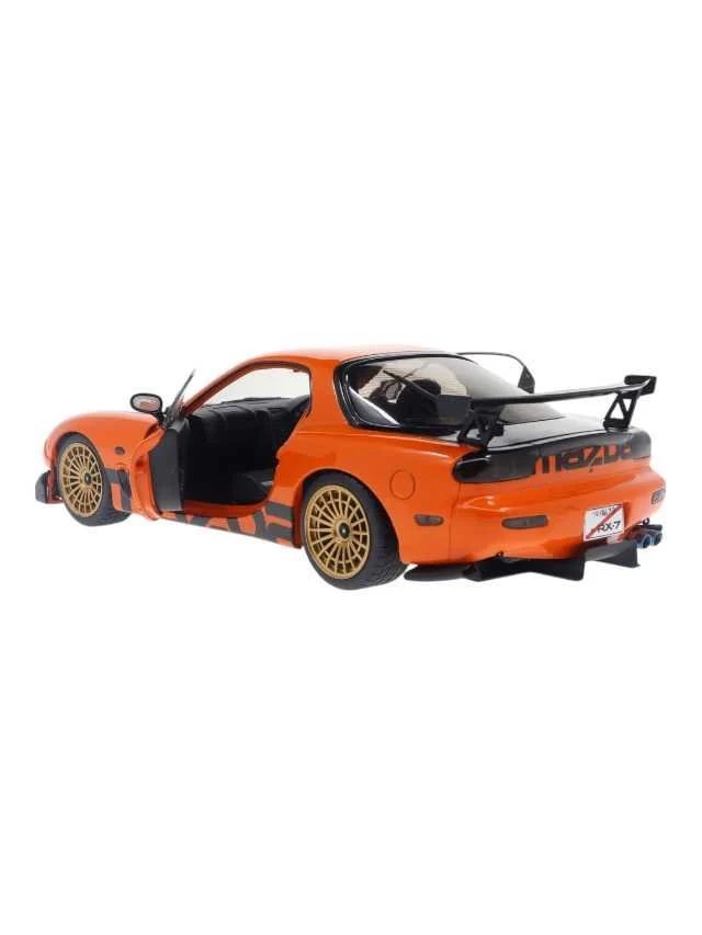 Solido Mazda rx7 Fd Rs Orange 1994 1:18 Diecast scale model car - Image 2
