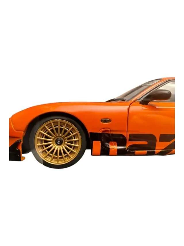 Solido Mazda rx7 Fd Rs Orange 1994 1:18 Diecast scale model car - Image 3