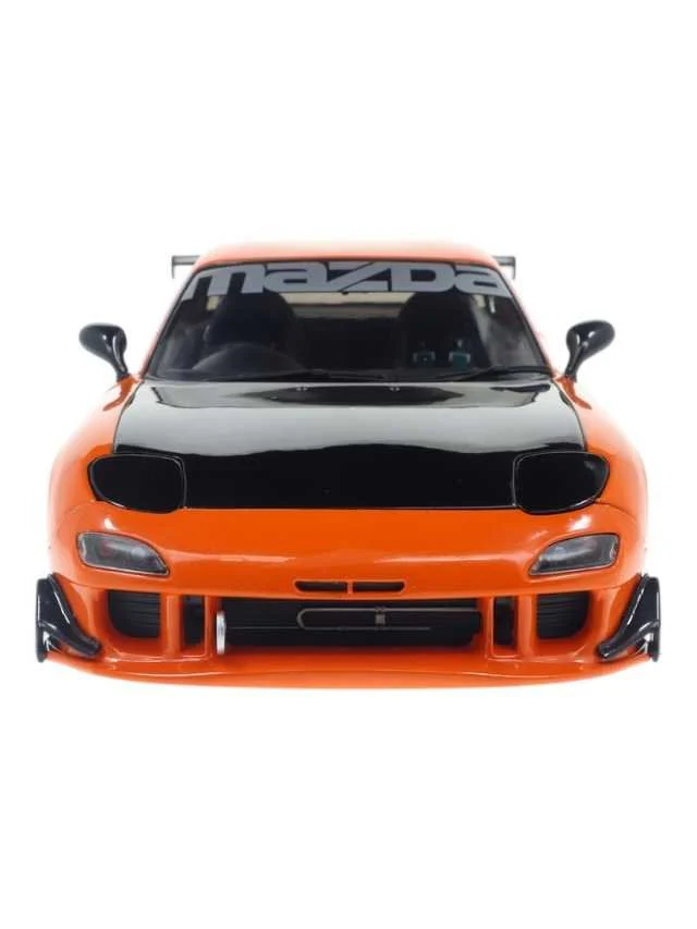 Solido Mazda rx7 Fd Rs Orange 1994 1:18 Diecast scale model car - Image 4
