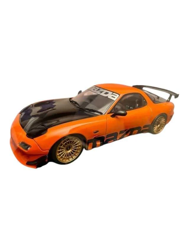 Solido Mazda rx7 Fd Rs Orange 1994 1:18 Diecast scale model car - Image 6