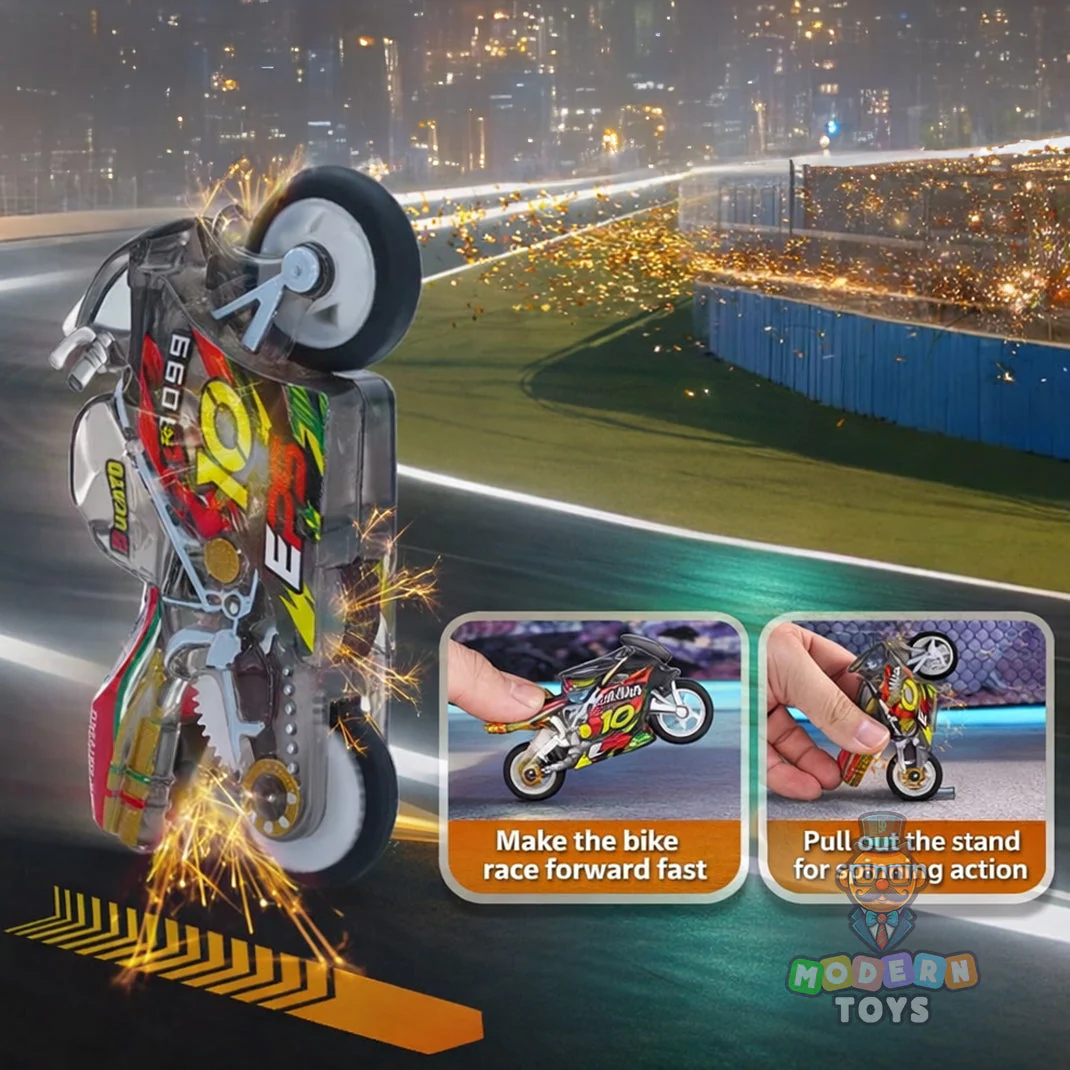Sparking Stunt Bike R1099 Eps 10 - Image 2