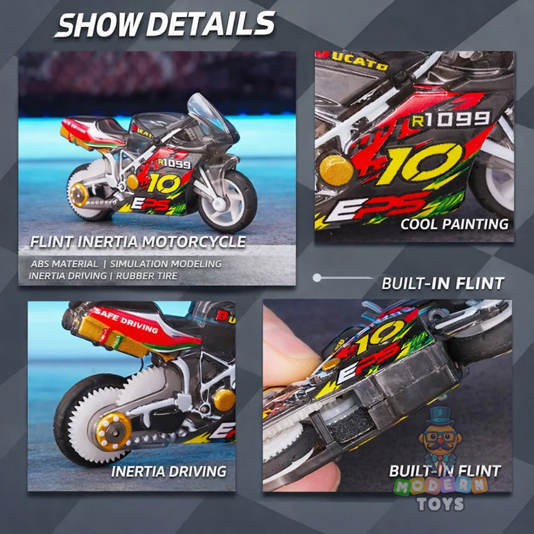 Sparking Stunt Bike R1099 Eps 10 - Image 4