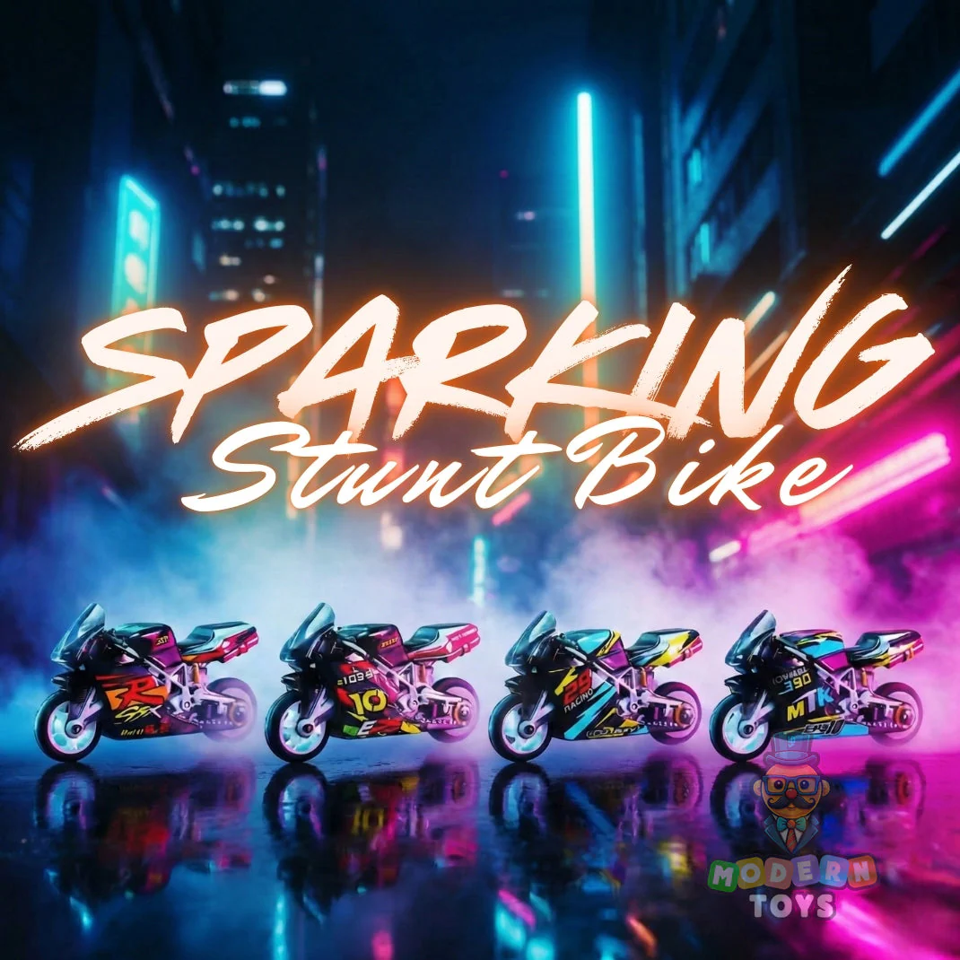 Sparking Stunt Bike R1099 Eps 10 - Image 5