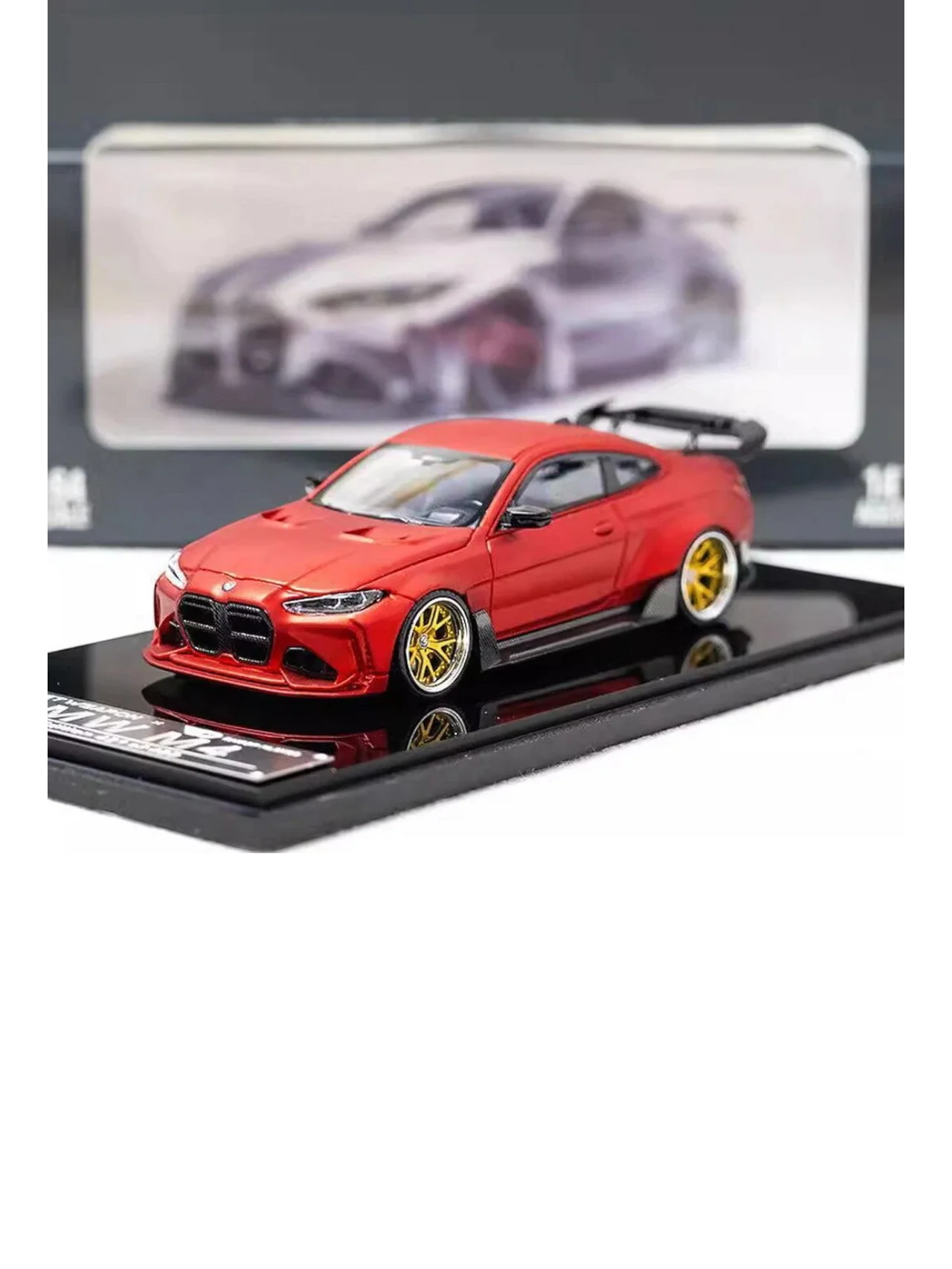 Street Warrior BMW M4 Premium Diecast 1:64 Scale (With Acrylic Case) - Image 2