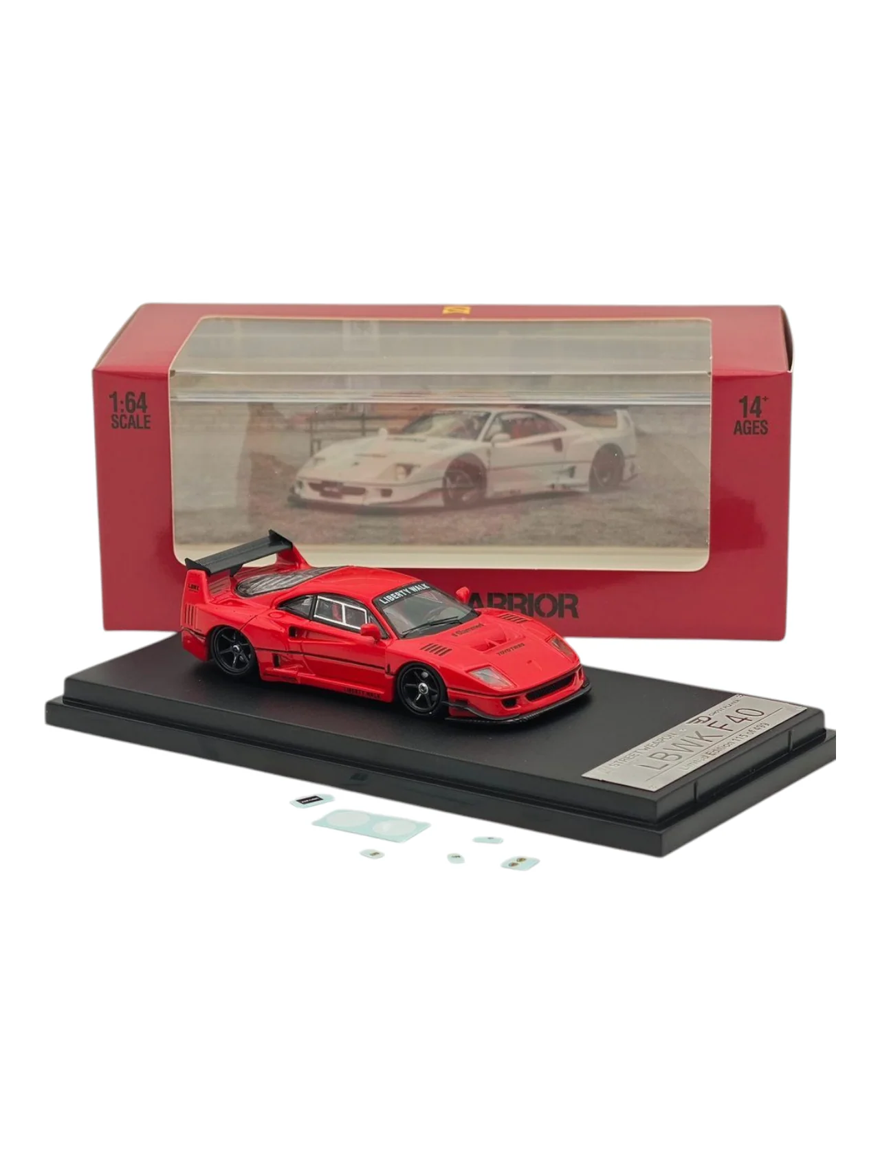 Street Warrior LBWK F40 Premium Diecast 1:64 Scale (With Acrylic Case) - Image 5