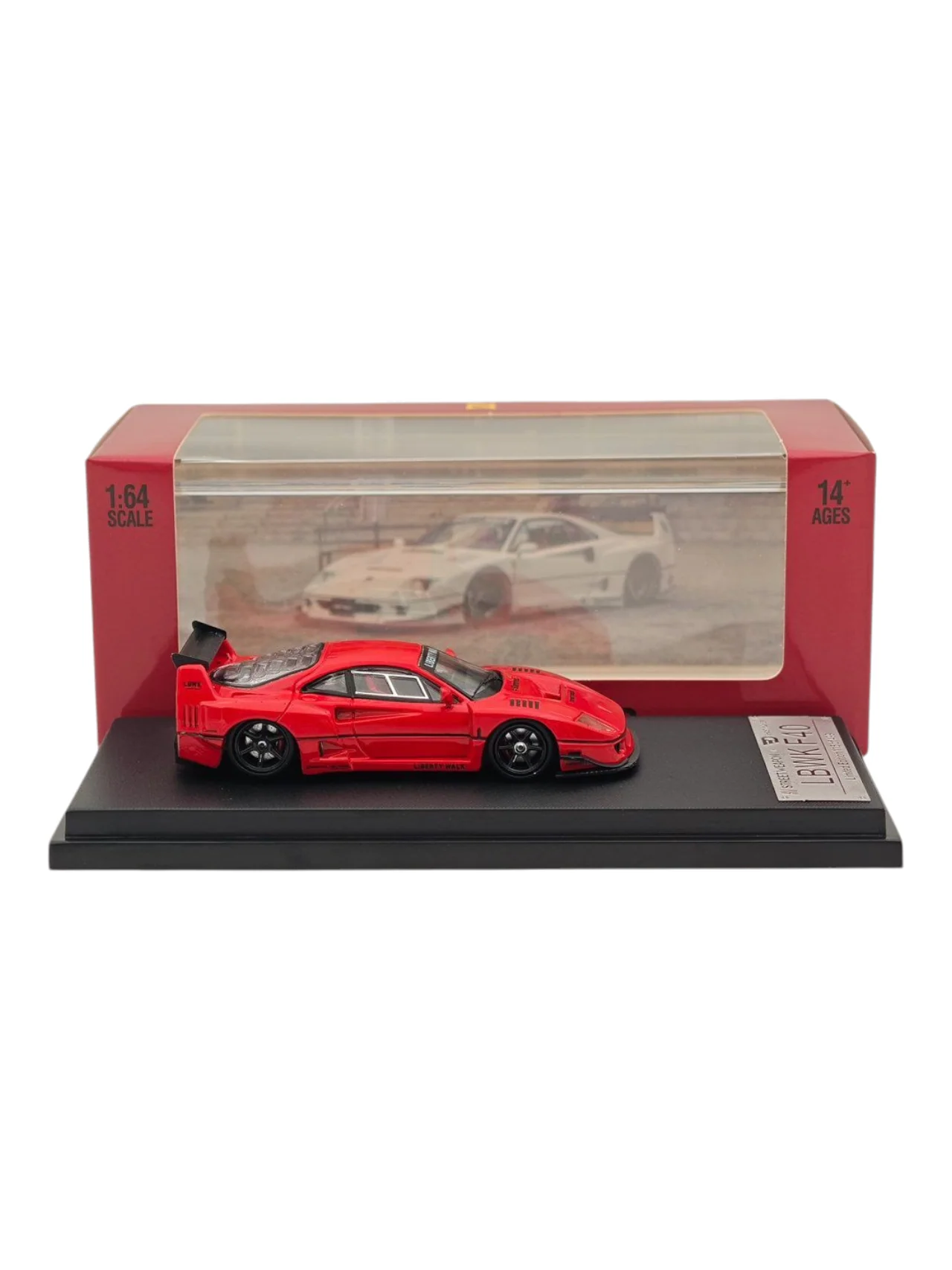 Street Warrior LBWK F40 Premium Diecast 1:64 Scale (With Acrylic Case) - Image 7