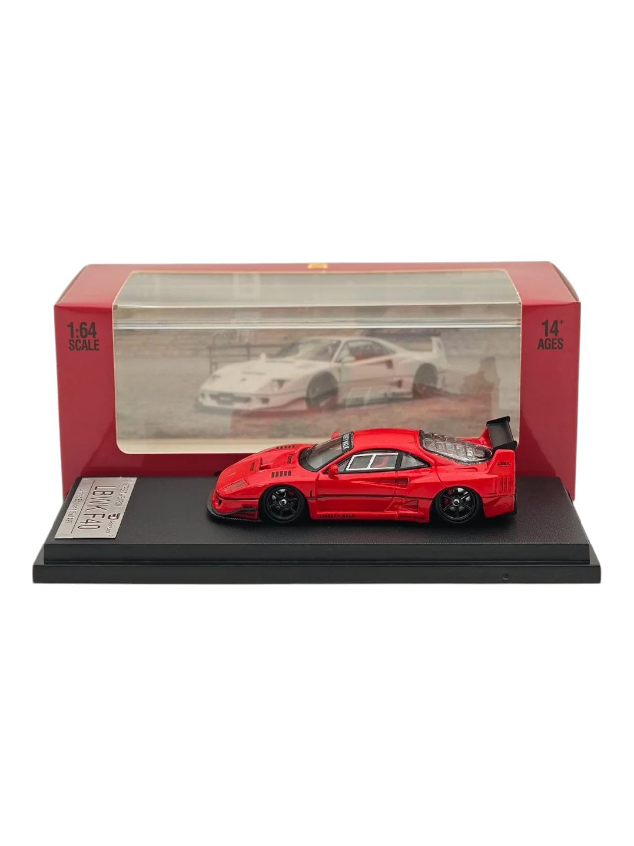 Street Warrior LBWK F40 Premium Diecast 1:64 Scale (With Acrylic Case) - Image 8