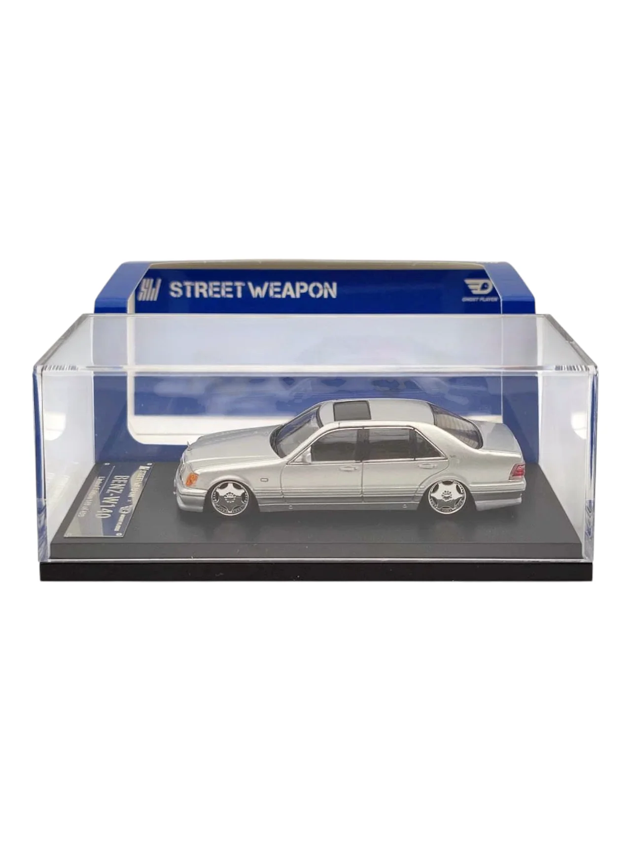Street Weapon Mercedes-Benz W140 Premium Diecast 1:64 Scale (With Acrylic Case) - Image 7