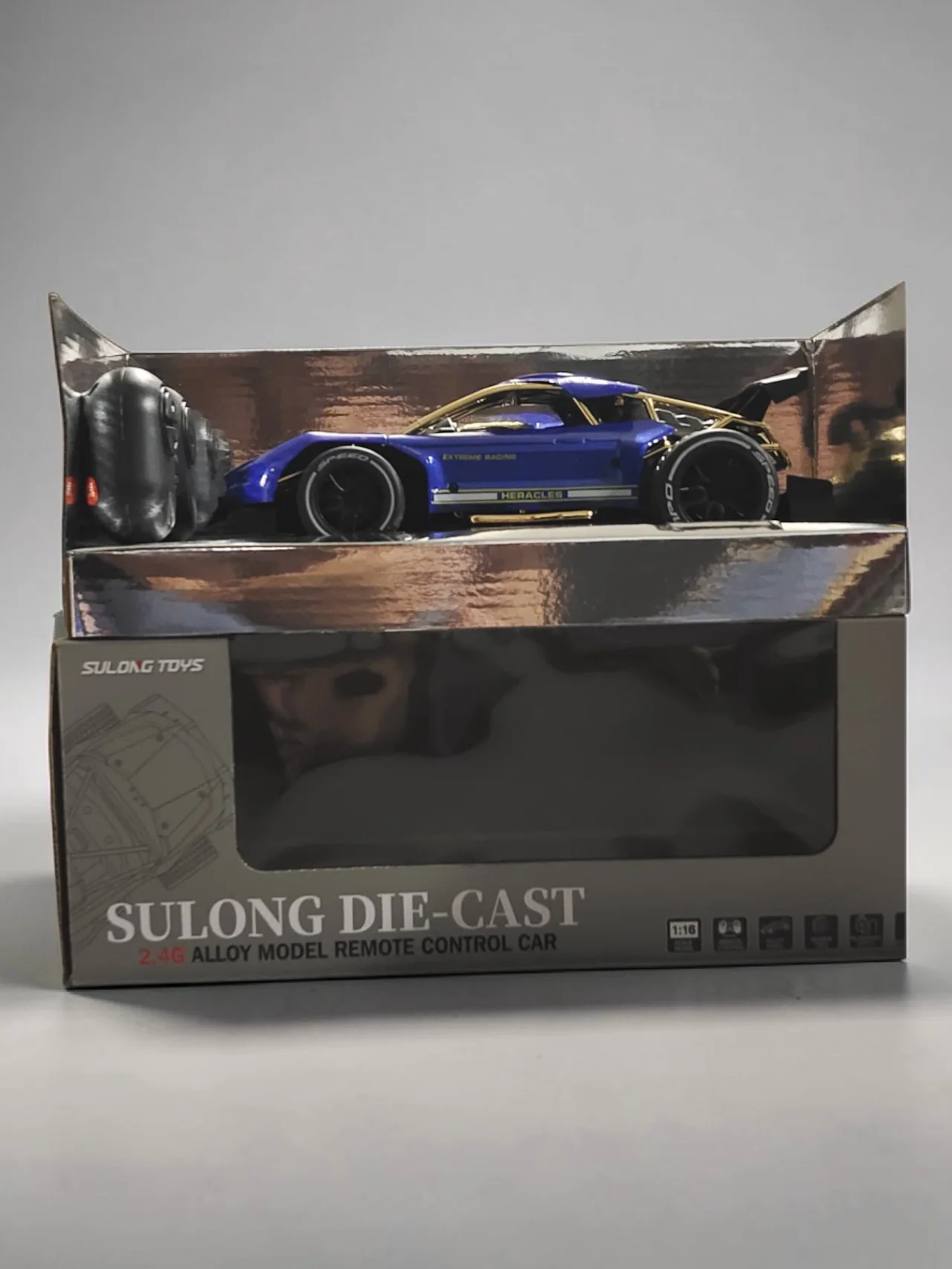 SULONG RC CAR 2.4G Alloy Model Remote Control Car 1:16 Scale Rubber Tires , Rechargeable battery - Image 10
