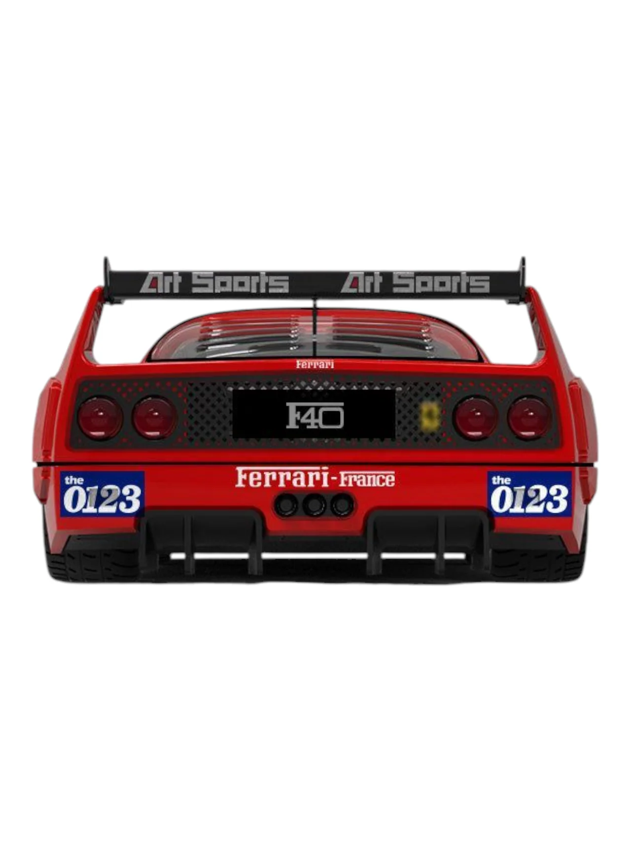 Supcar Ferrari F40 1:64 Scale (With Acrylic Case) - Image 6
