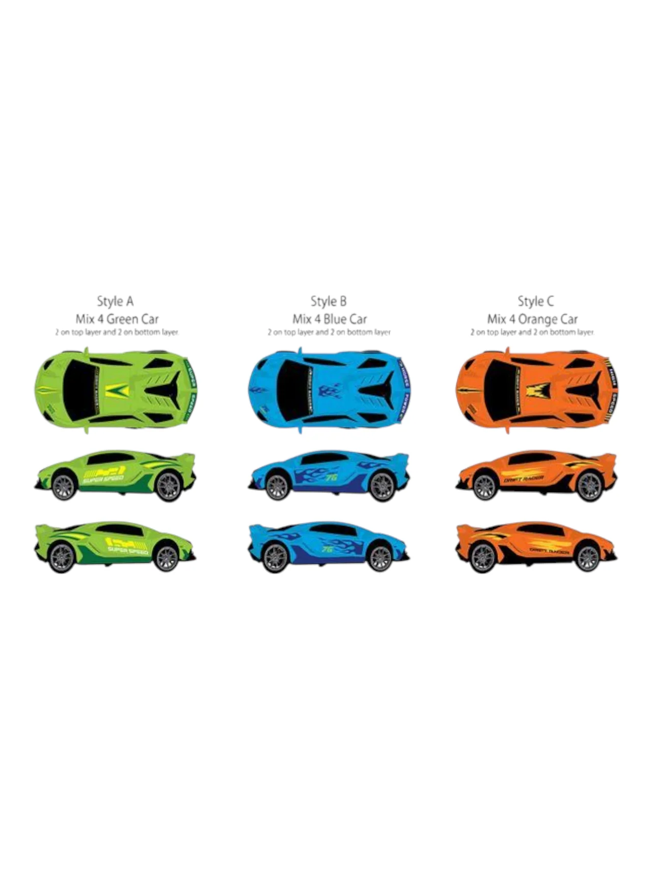 Super Speed Lamborghini Sports Dynamic Drift Car 1/32 Designs may vary - Image 3