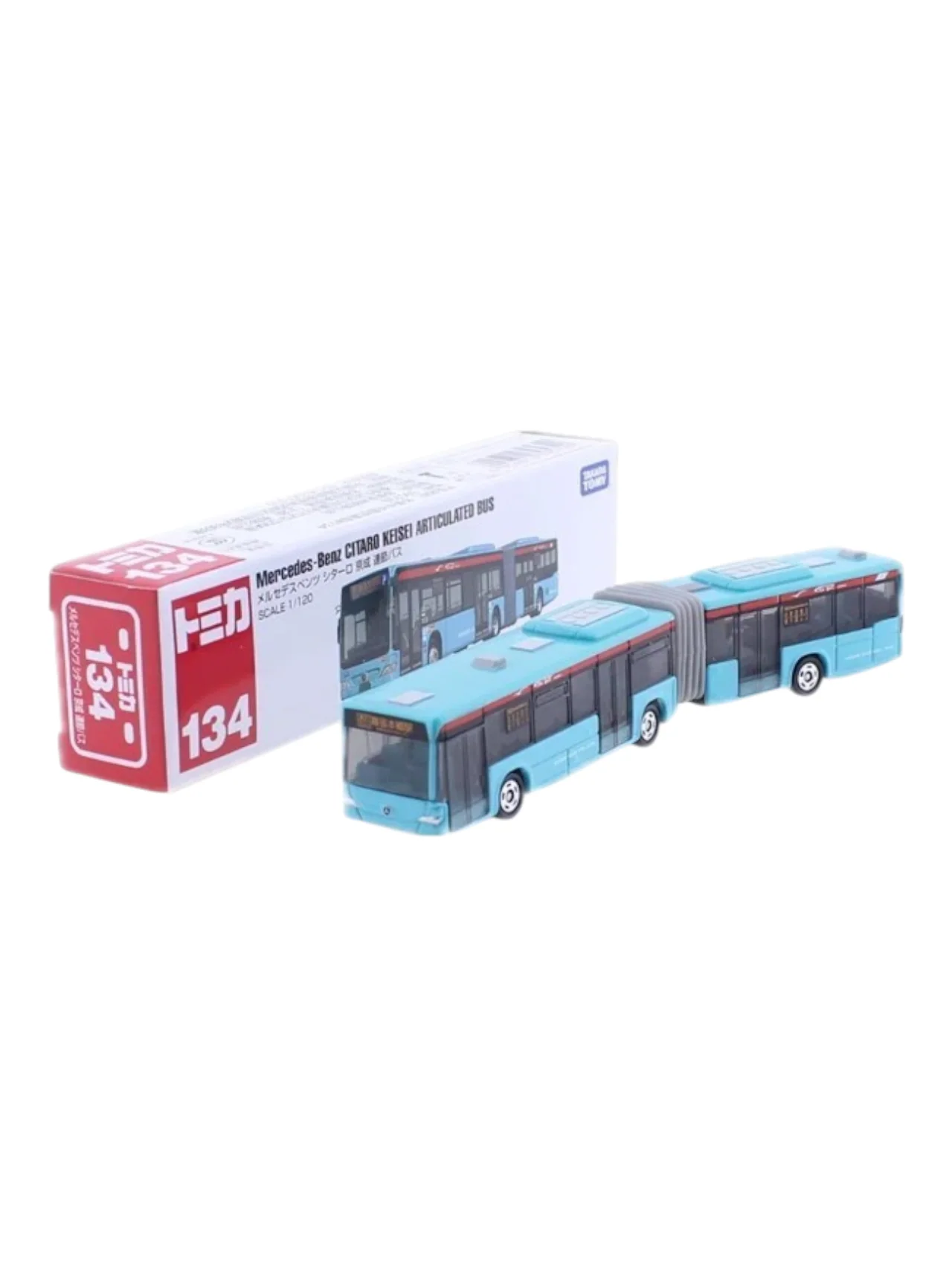 Takara Tomy Mercedes Benz Citaro Keisei Articulated Bus No 134 .