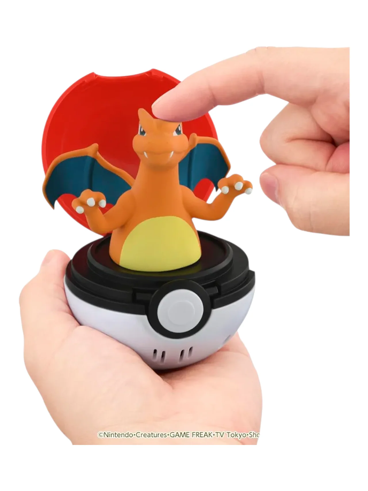 Takara Tomy Pokémon Piokopchu Charizard Pokemon Press and Pop pokeball - Image 5