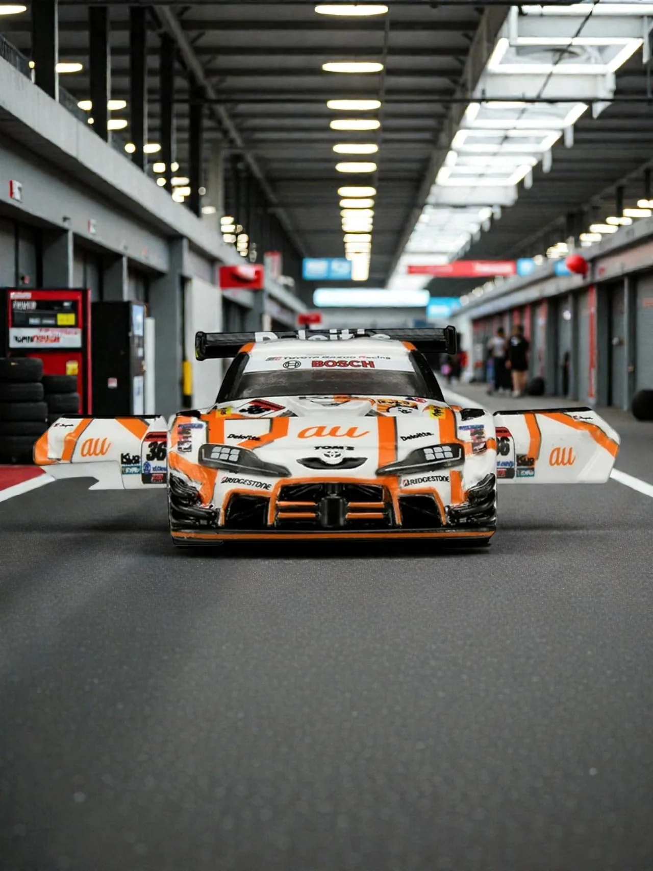 Takara Tomy Tomica "Au Tom'S GR Supra" Imported Mainline 1/64 Scale - Image 2