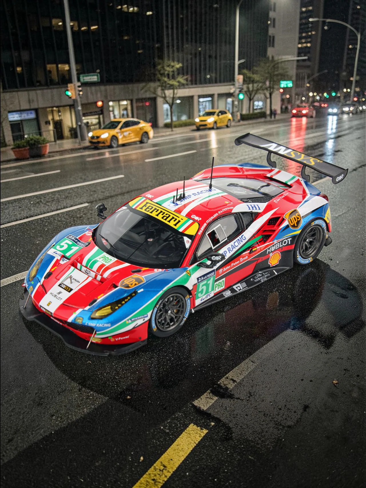 Tarmac works Ferrari 488 GTE Racing Diecast Model 1:64 Scale|Premium Collectible Car - Image 2