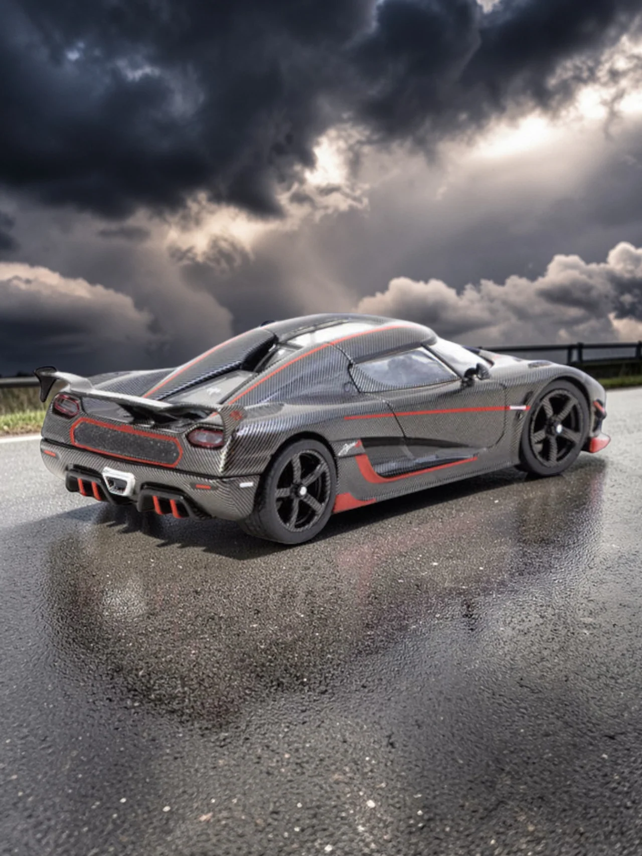 TARMAC Koenigsegg Agera RS Diecast Model 1:64 Scale| Premium Hypercar Collectible - Image 3