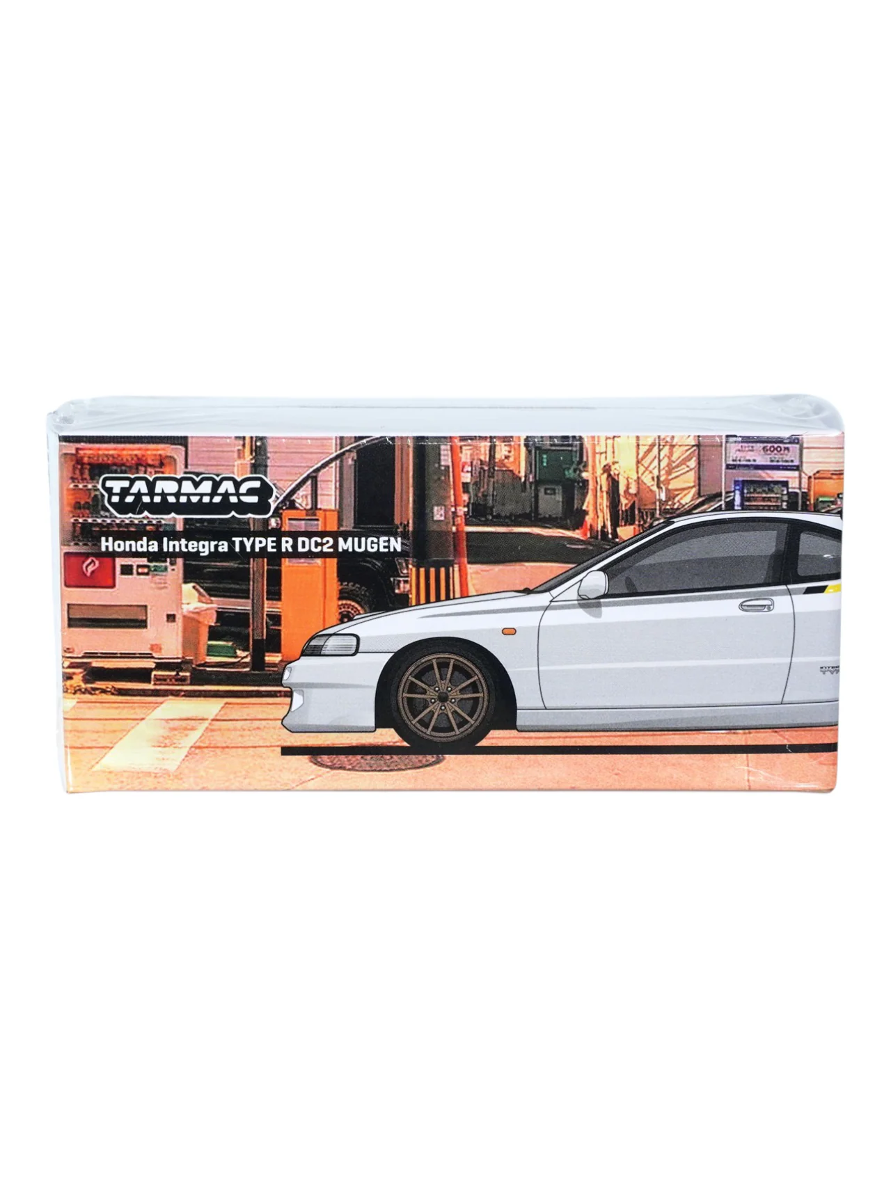 Tarmac Works Honda Integra TYPE R DC2 MUGEN Miniature Car 1:64 Scale - Stylish & Detailed Model