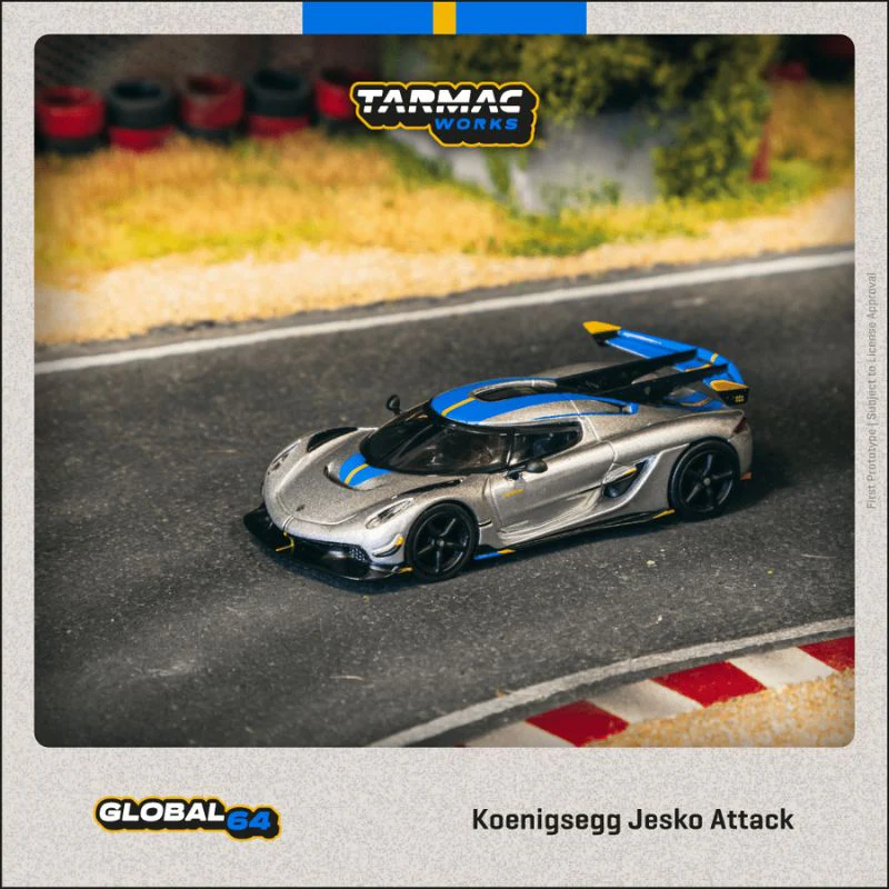 Tarmac Works Koenigsegg Jesko Attack 1:64 Scale - Image 2