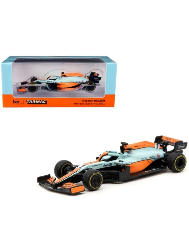 Tarmac Works McLaren MCL35M Monaco Grand Prix 2021 Lando Norris - Image 2