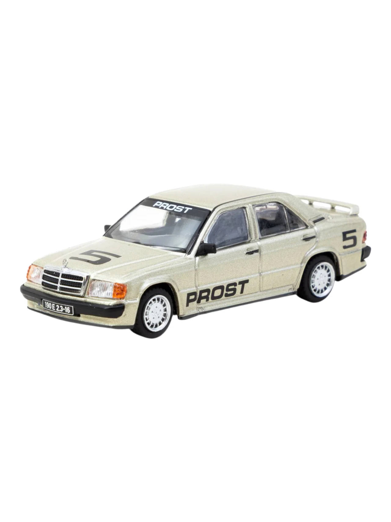 Tarmac Works Mercedes-Benz 190 E 2.3-1.6 Race of Champion Alain Prost 1:64 Scale - Image 3