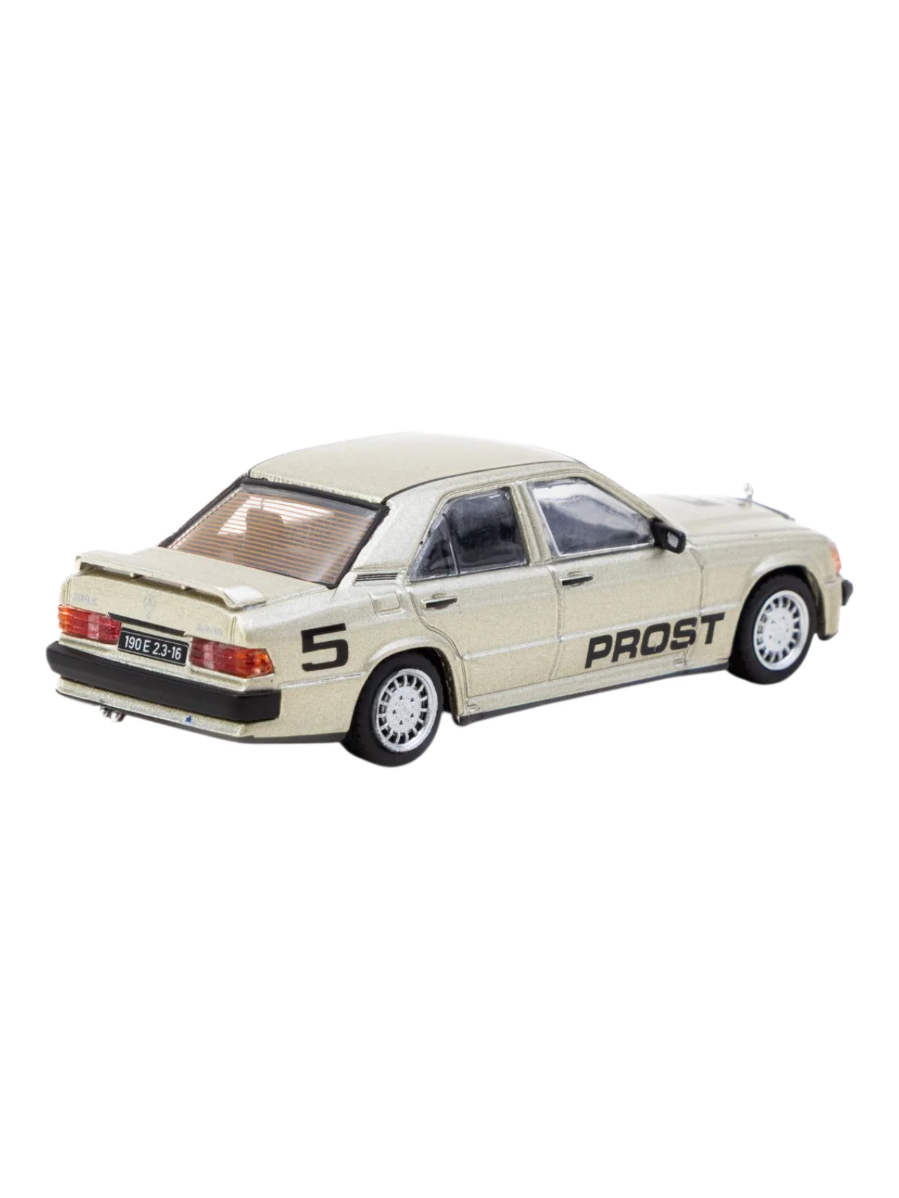 Tarmac Works Mercedes-Benz 190 E 2.3-1.6 Race of Champion Alain Prost 1:64 Scale - Image 4