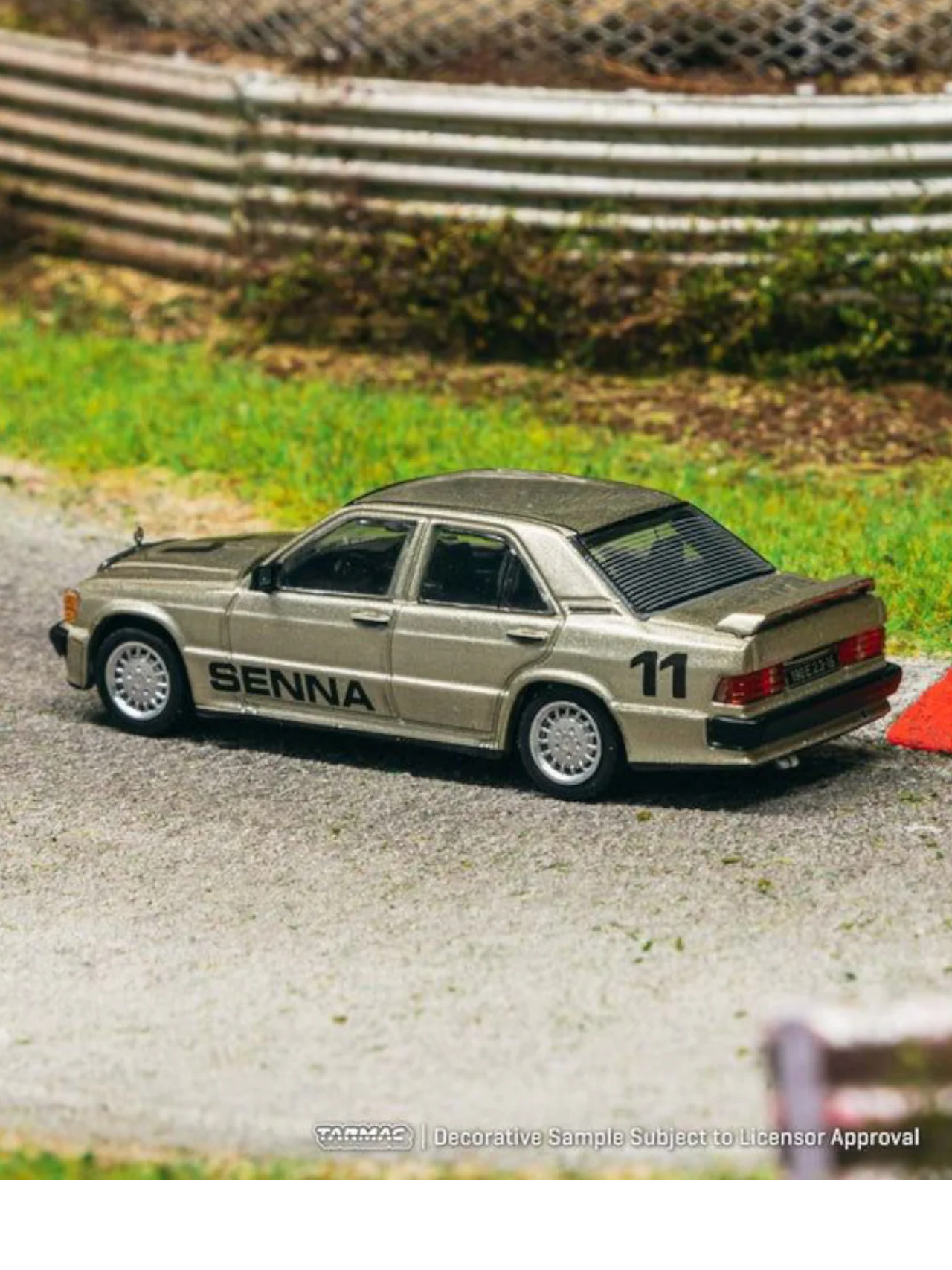 Tarmac Works Mercedes-Benz 190 E 2.3-16 Race of Champion 1984 1:64 Scale - Image 5