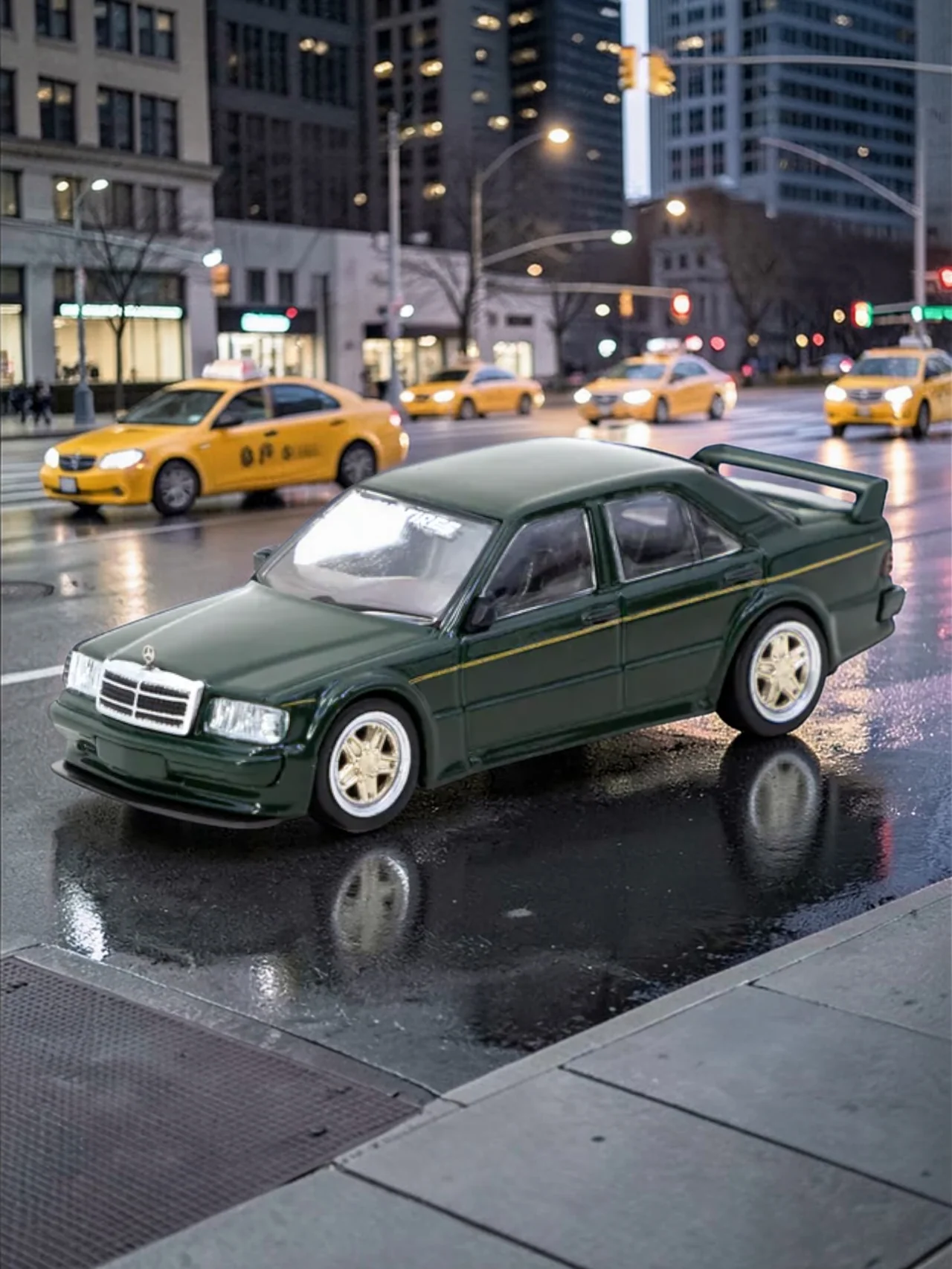 TARMAC Works Toyo Tires Mercedes-Benz 190 E 2.5-16 EVO 1 Diecast Model 1:64 Scale| Premium Collectible - Image 3