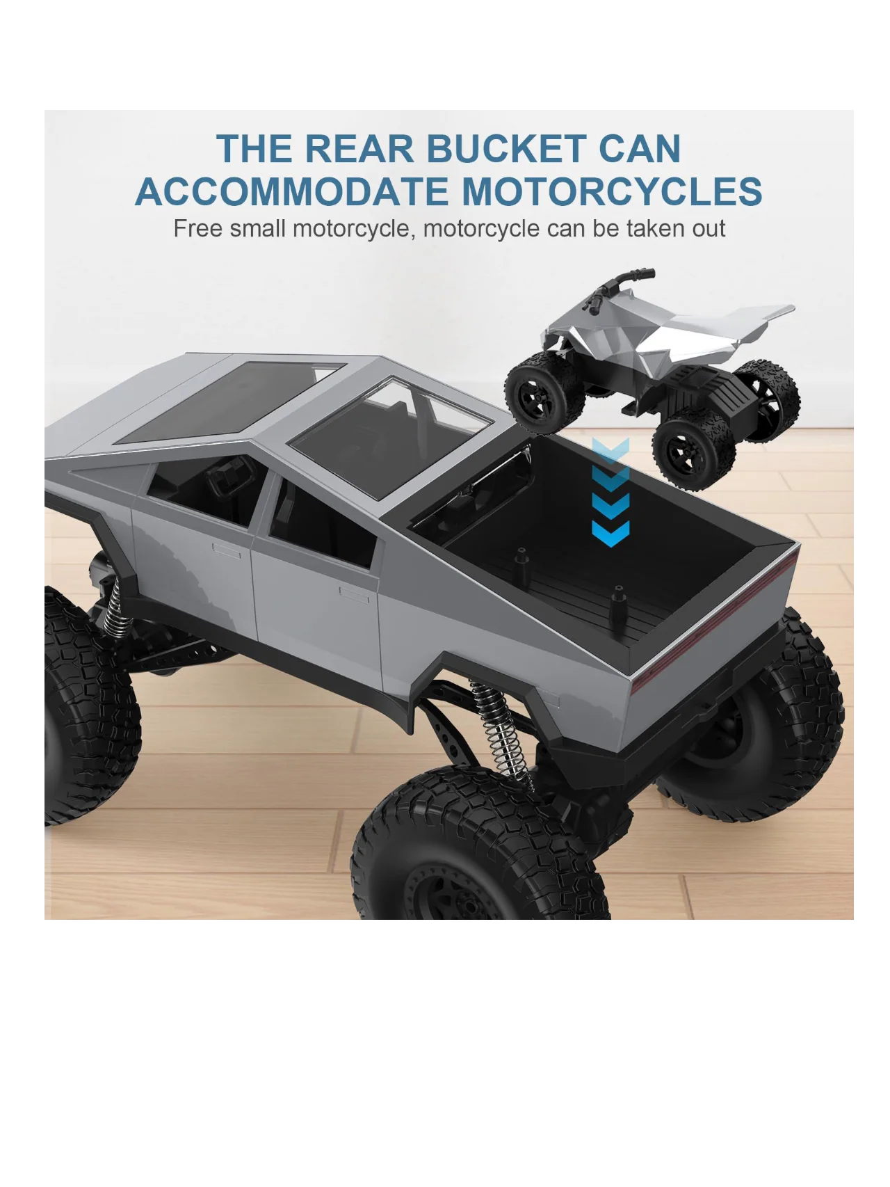 Tesla Monster Remote Control (RC) Truck 1:8 Scale - Image 12