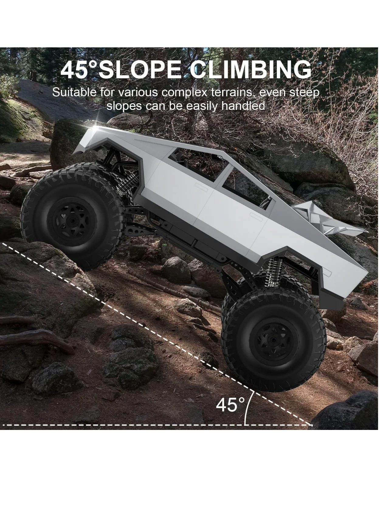 Tesla Monster Remote Control (RC) Truck 1:8 Scale - Image 13