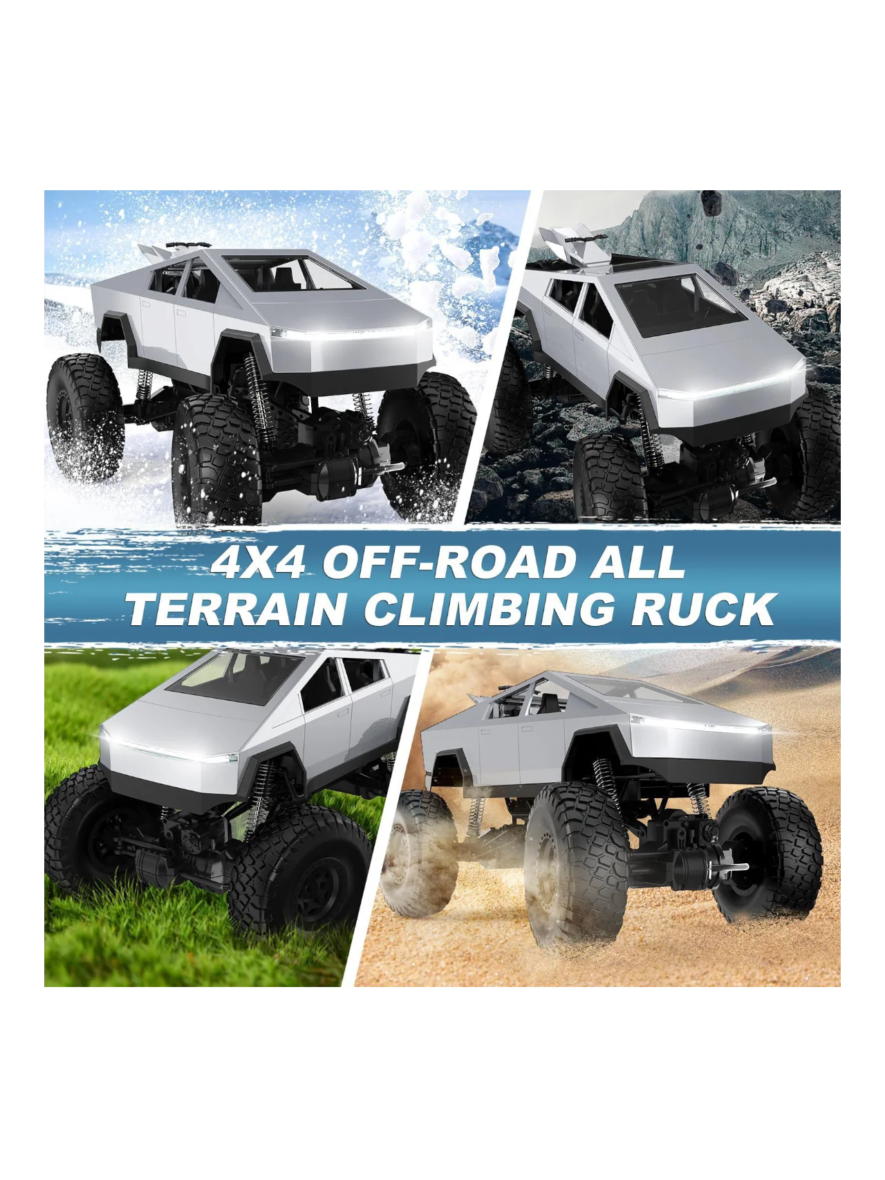 Tesla Monster Remote Control (RC) Truck 1:8 Scale - Image 14