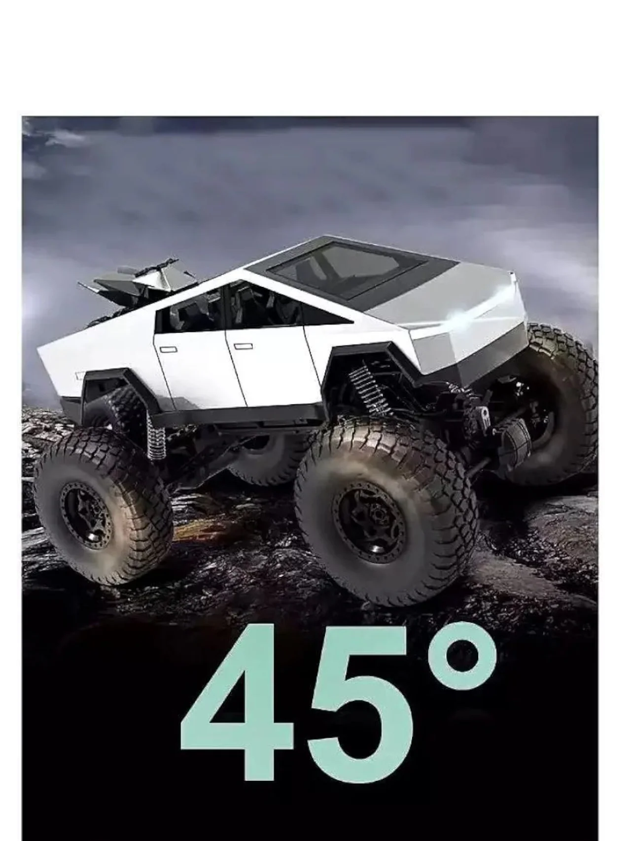 Tesla Monster Remote Control (RC) Truck 1:8 Scale - Image 5