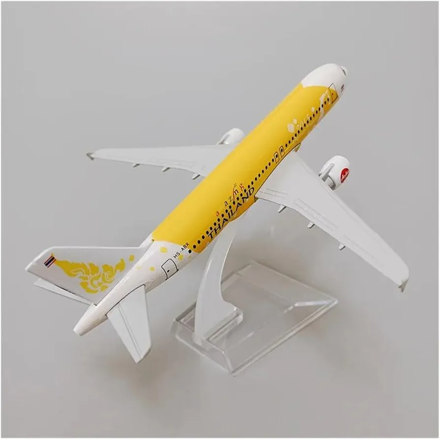 Aircraft THAILAND AIRBUS A380 Passenger Aircraft Plane Diecast Airplane Model 16cm Diecast Airplane Model Plane Aircraft Yellow 16cm No 118. - Image 4