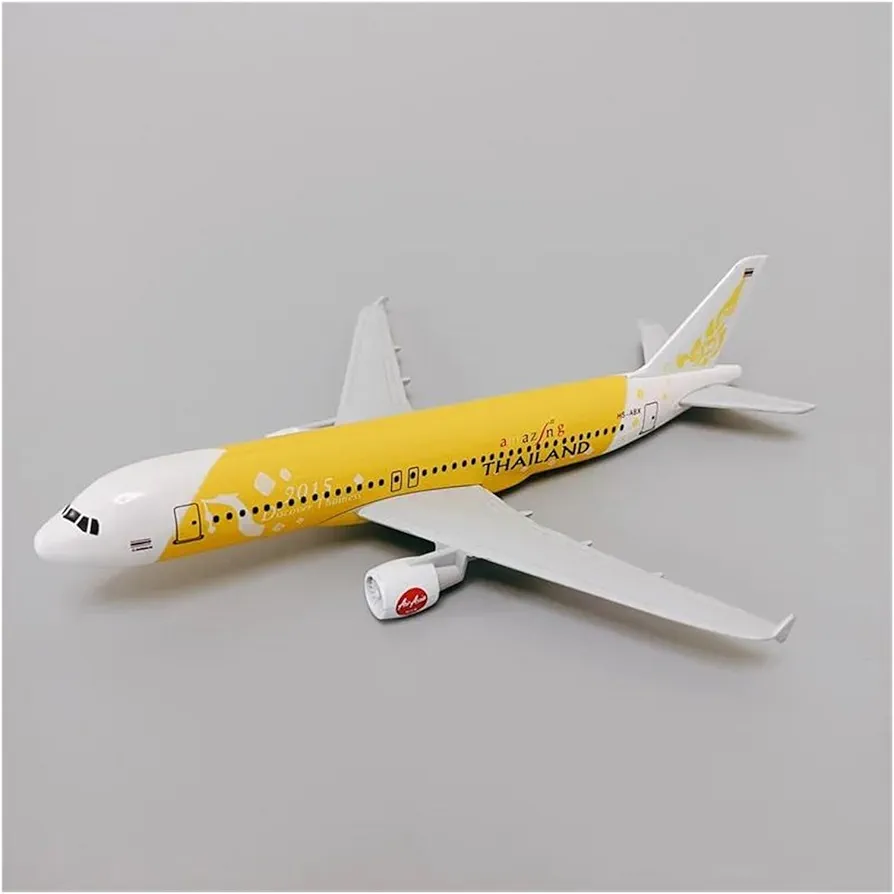 Aircraft THAILAND AIRBUS A380 Passenger Aircraft Plane Diecast Airplane Model 16cm Diecast Airplane Model Plane Aircraft Yellow 16cm No 118. - Image 6