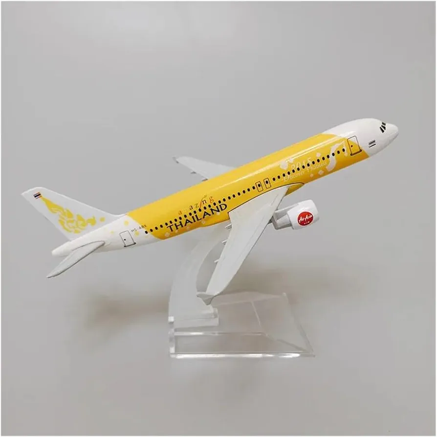 Aircraft THAILAND AIRBUS A380 Passenger Aircraft Plane Diecast Airplane Model 16cm Diecast Airplane Model Plane Aircraft Yellow 16cm No 118. - Image 7