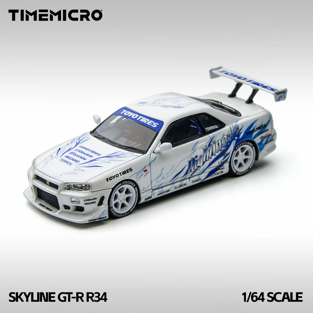 Timemicro Skyline GT-R R34 1:64 Scale