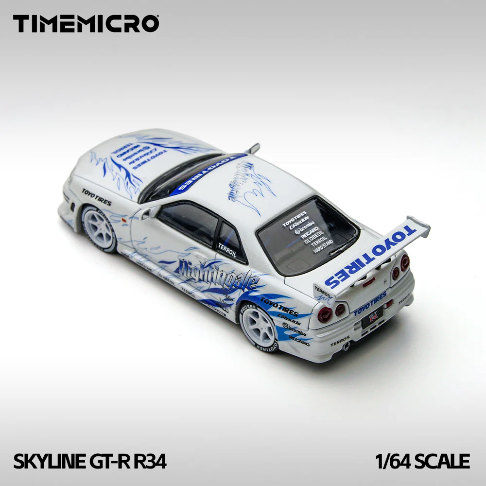 Timemicro Skyline GT-R R34 1:64 Scale - Image 2