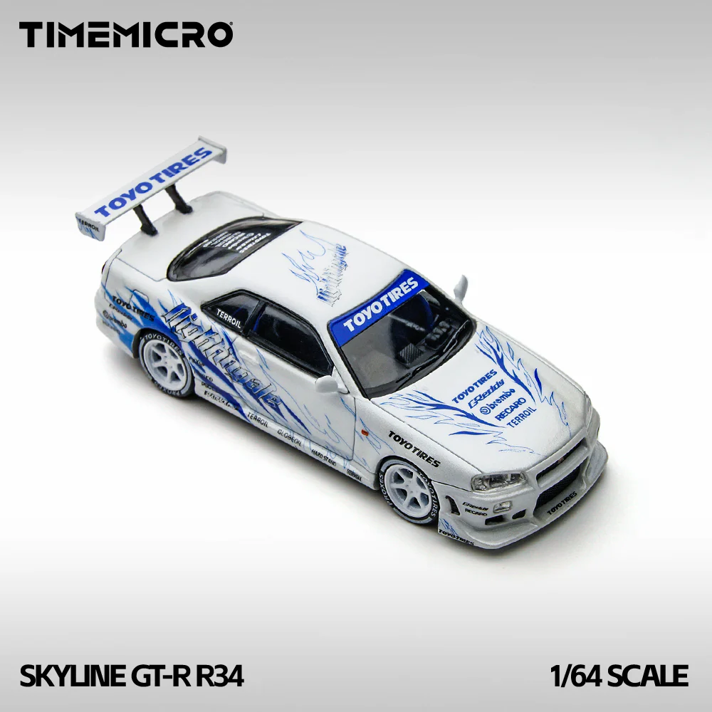 Timemicro Skyline GT-R R34 1:64 Scale - Image 4