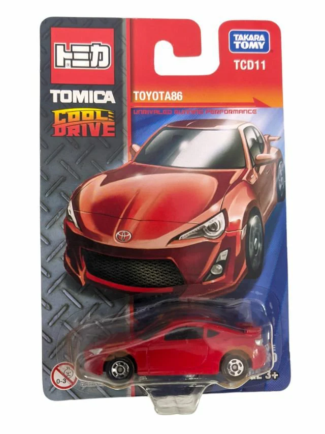 Tomica Toyota86 Model imported 1:64 Scale ( Blister is damage car mint condition )
