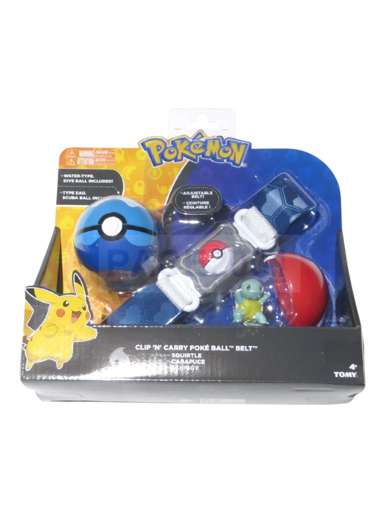 Tomy Pokémon Clip and Carry Poke Ball Belt, Squirtle,Carapuce, Schiggy - Image 2