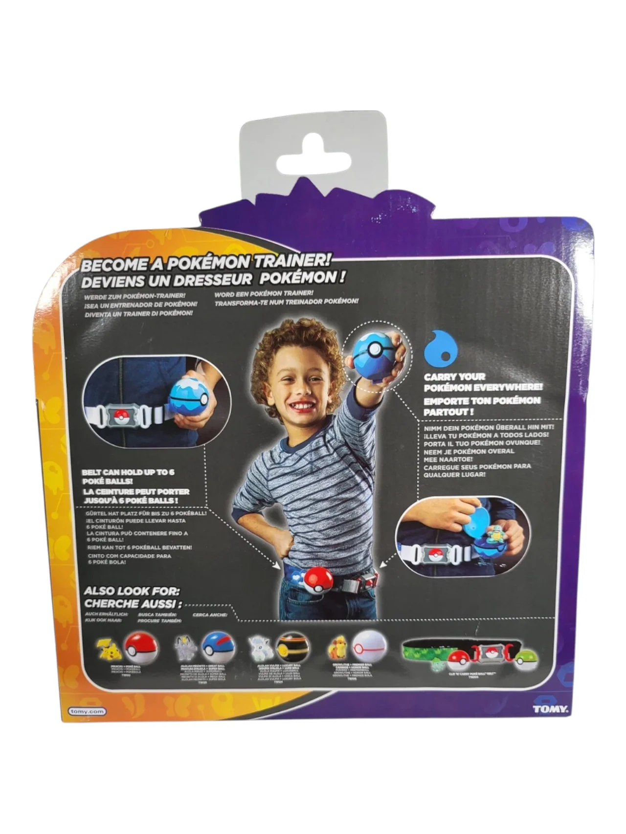 Tomy Pokémon Clip and Carry Poke Ball Belt, Squirtle,Carapuce, Schiggy - Image 3